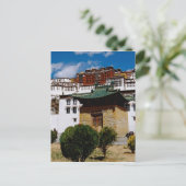 Azië, Tibet, Lhasa, Potala Palace, ook bekend als  Briefkaart (Staand voorkant)
