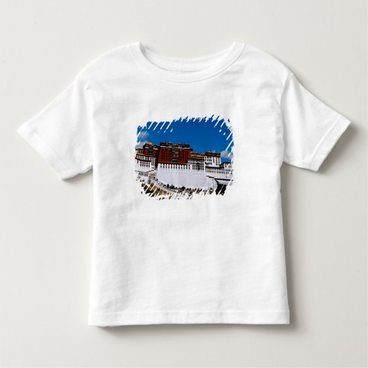 Azië, Tibet, Lhasa, Potala Palace, ook bekend als  Kinder Shirts (Voorkant)