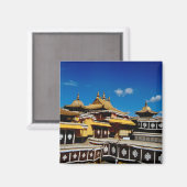 Azië, Tibet, Lhasa, Potala Palace, ook bekend als  Magneet (Voorkant / Achterkant)