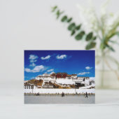 Azië, Tibet, Lhasa, Potala Palace. UNECSO Briefkaart (Staand voorkant)