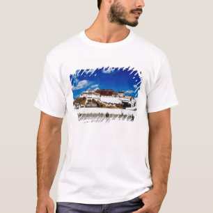 Azië, Tibet, Lhasa, Potala Palace. UNECSO T-shirt
