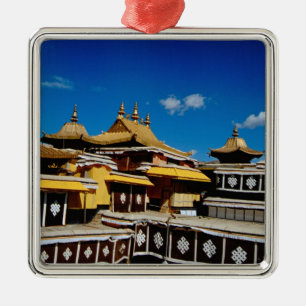 Azië, Tibet, Lhasa, Potala-paleis ook bekend als R Metalen Ornament