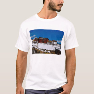 Azië, Tibet, Lhasa, Potala Paleis ook bekend als R T-shirt