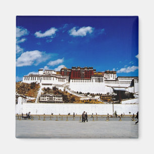 Azië, Tibet, Lhasa, Potala-paleis. UNECSO Magneet