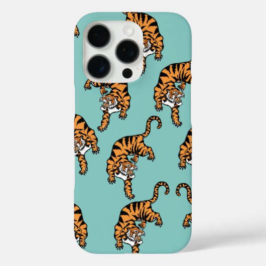 Azië Tijger Patroon Case-Mate iPhone Case (Achterkant)