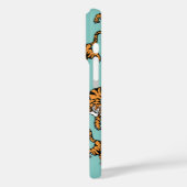 Azië Tijger Patroon Case-Mate iPhone Case (Achterkant / Links)