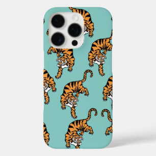 Azië Tijger Patroon iPhone 16 Pro Hoesje