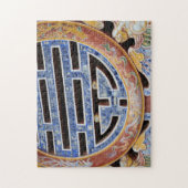 Azië, Vietnam. Gedestilleerd venster Legpuzzel (Verticaal)