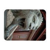 Azië, Vietnam. Lionbeeldhouwwerk in Chau Doc Magneet (Horizontaal)