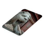 Azië, Vietnam. Lionbeeldhouwwerk in Chau Doc Magneet (Linkerzijde)