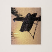 Azië, Vietnam, Mekong Delta, kan dat. Avond Legpuzzel (Verticaal)