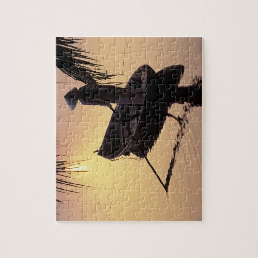 Azië, Vietnam, Mekong Delta, kan dat. Avond Legpuzzel (Verticaal)