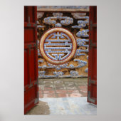 Azië, Vietnam.  muur aan de Citadel Poster (Voorkant)