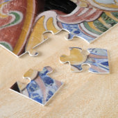 Azië, Vietnam. Versierd raam Legpuzzel (Zijkant)