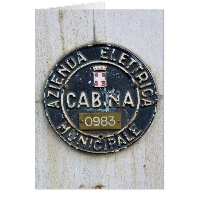 Azienda Electrica Municipale Cabina -Milano, Itali (Voorkant)