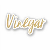 Azijn Opslag Sticker (Voorkant)