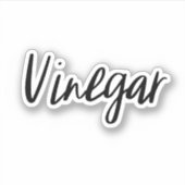 Azijn Opslag Sticker (Voorkant)