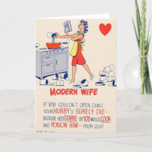azijn Valentijn - de moderne vrouw, Feestdagen Kaart