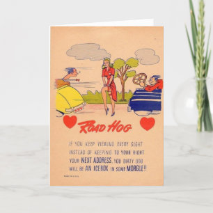 azijn Valentijn - De Road Hog, Feestdagen Kaart