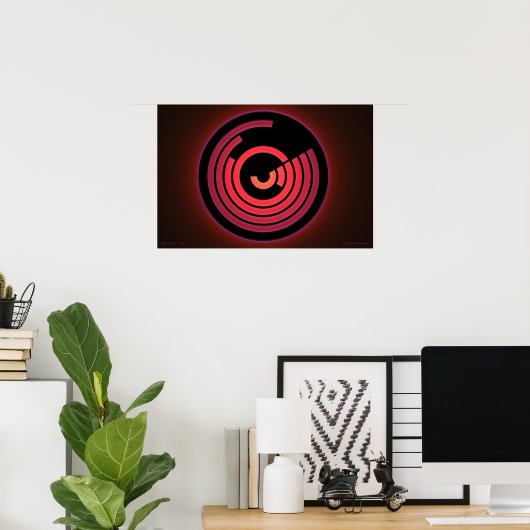 Azimuth Time Singularity Poster (Thuiskantoor)