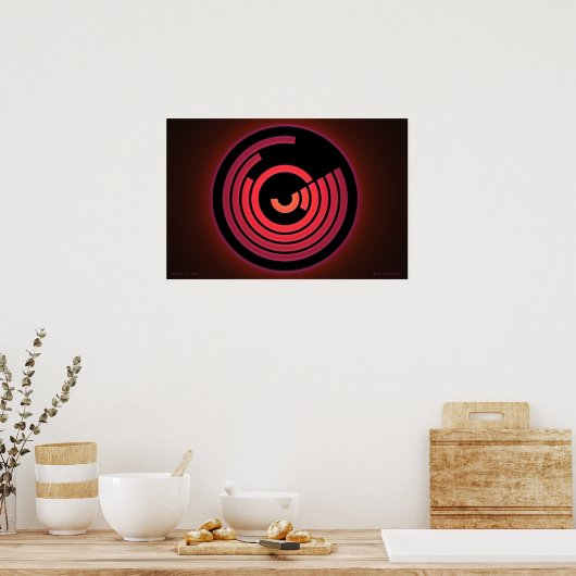Azimuth Time Singularity Poster (Keuken)