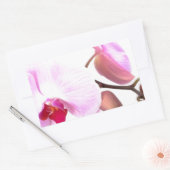 Aziza Orchid Blossom Rechthoekige Sticker (Envelop)