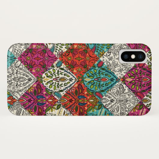 aziza patchwork Case-Mate iPhone case (Achterkant (horizontaal))