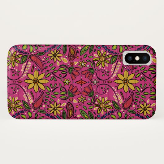aziza roze Case-Mate iPhone case (Achterkant (horizontaal))