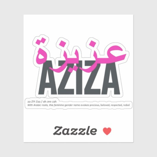 Aziza Sticker (Vel)