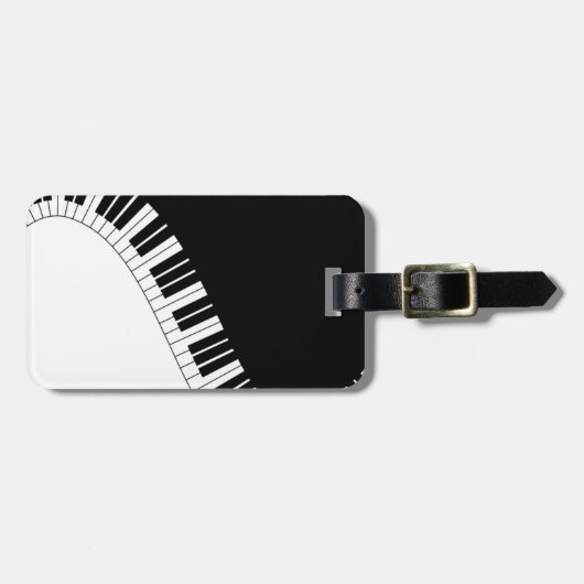 Aziza-toetsenbordinstrumenten Bagagelabel (Voorkant horizontaal)