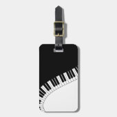 Aziza-toetsenbordinstrumenten Bagagelabel (Voorkant verticaal)