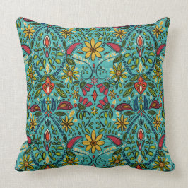 aziza turquoise kussen