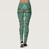 aziza turquoise leggings (Achterkant)