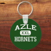 Azle - Hornets - Azle High School - Azle Texas Sleutelhanger (Voorkant)