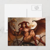 Azmodeus Dark Angel "Demon", Briefkaart (Voorkant / Achterkant)