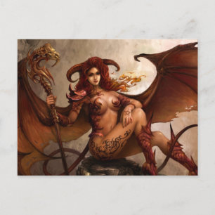 Azmodeus Dark Angel "Demon", Briefkaart