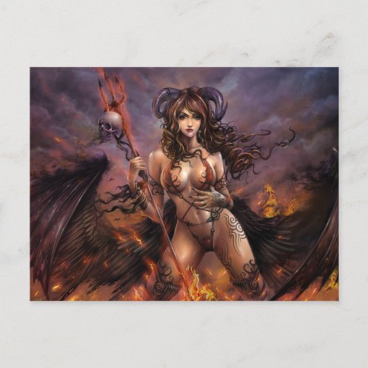 Azmodeus Dark Angels Charon Briefkaart (Voorkant)