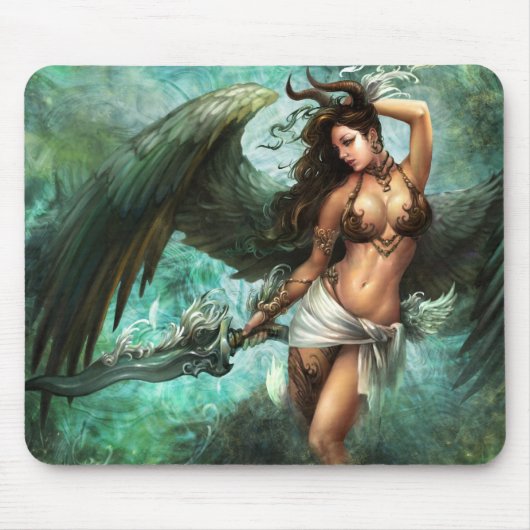 Azmodeus Dark Angels Wynter, Mousepad Muismat (Voorkant)