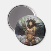 Azmodeus donkere engel "Sunilda", magneet (Voorkant / Achterkant)