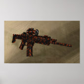 Azmodeus Red Camo ACR Rifle, Poster (Voorkant)