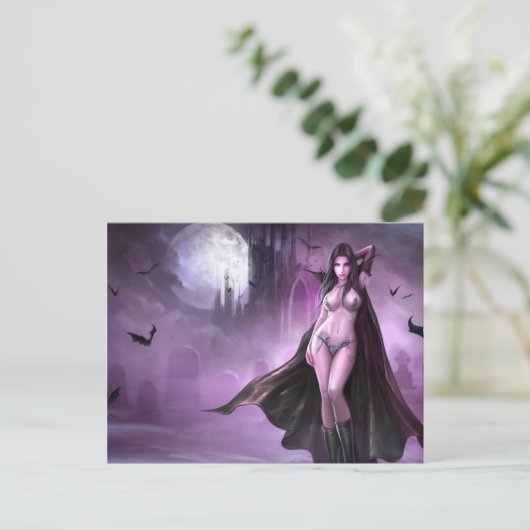 Azmodeus Vampire Queen, Briefkaart (Staand voorkant)