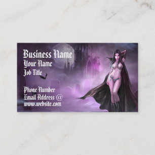 Azmodeus Vampire Queen, Visitekaartje