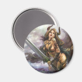 Azmodues donkere engelen "Aldornia", magneet (Voorkant / Achterkant)