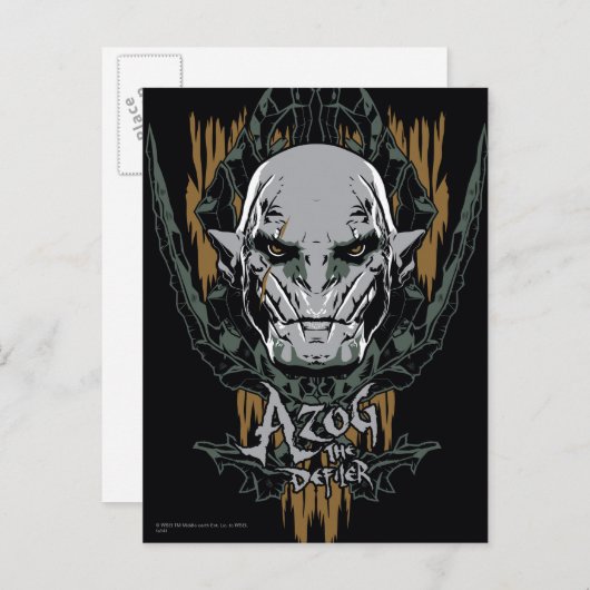 Azog de Defiler Briefkaart (Voorkant / Achterkant)