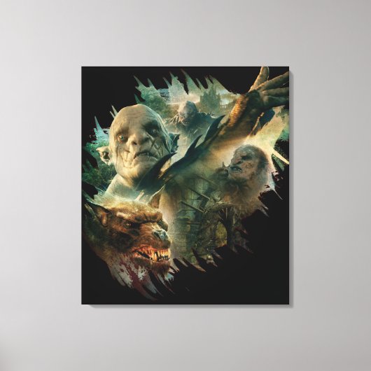 Azog, Narzug en Bolg Graphic Canvas Afdruk (Voorkant)