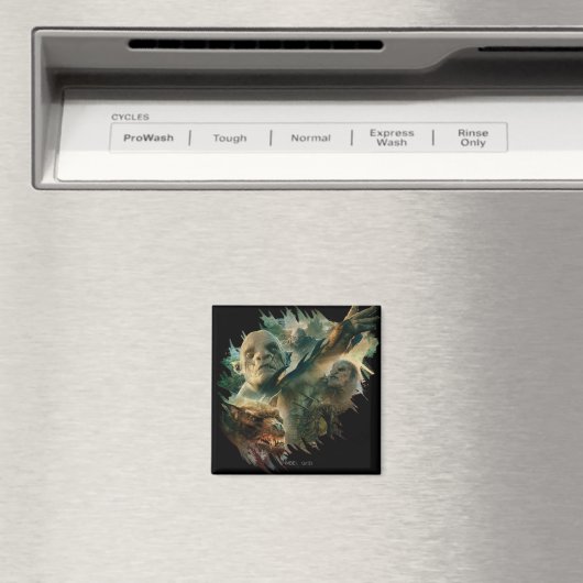 Azog, Narzug en Bolg Graphic Magneet (Insitu (Vaatwasser))