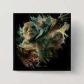 Azog, Narzug en Bolg Graphic Vierkante Button 5,1 Cm (Voorkant)
