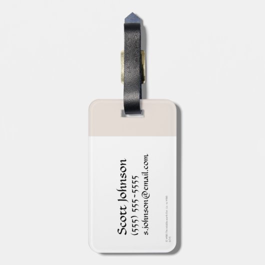 Azog & Orcs Silhouette Graphic Bagagelabel (Achterkant verticaal)