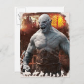Azog & Orcs Silhouette Graphic Briefkaart (Voorkant / Achterkant)
