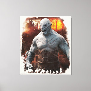 Azog & Orcs Silhouette Graphic Canvas Afdruk